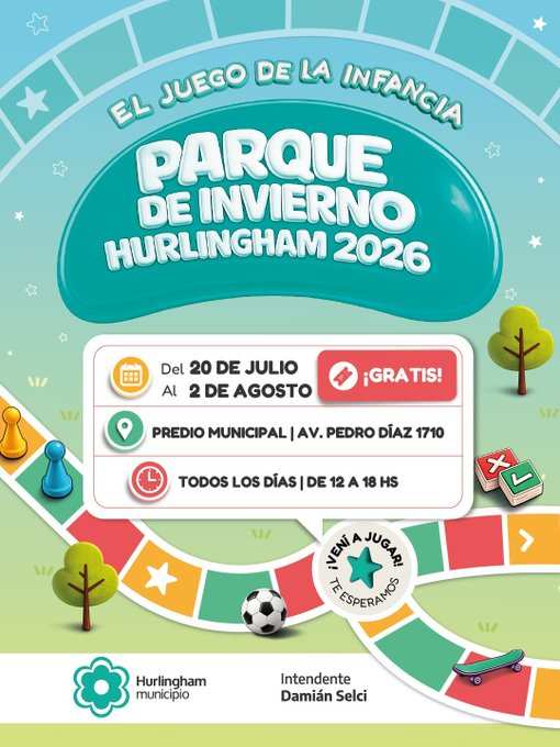 Vuelve El Parque De Invierno En Hurlingham: “El Juego De La Infancia”