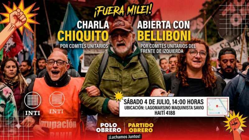 Charla por Comités Unitarios del Frente de Izquierda
