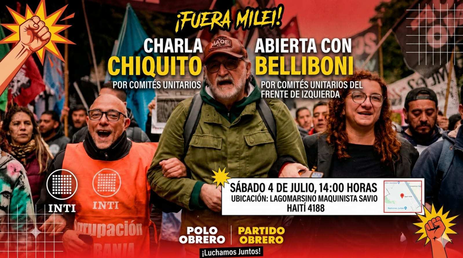 Charla por Comités Unitarios del Frente de Izquierda