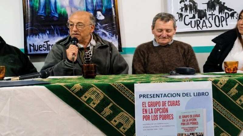 Se presentó el libro del padre Nepi sobre la opción por los pobres, declarado de interés provincial