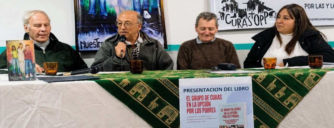 Se presentó el libro del padre Nepi sobre la opción por los pobres, declarado de interés provincial