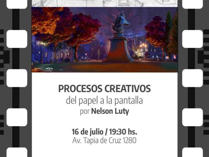 El HCD de Escobar inaugura la muestra “Procesos creativos, del papel a la pantalla” de Nelson Luty