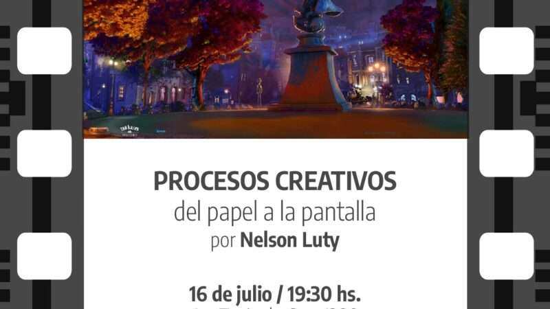 El HCD de Escobar inaugura la muestra “Procesos creativos, del papel a la pantalla” de Nelson Luty