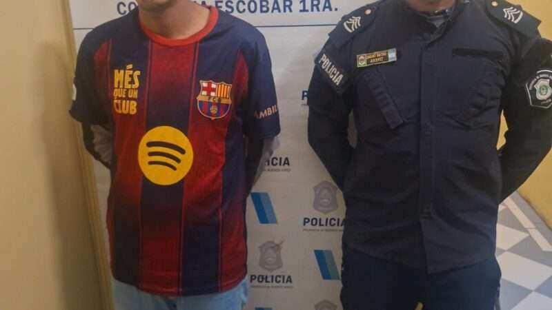 Escobar: cámaras municipales y trabajo coordinado permiten recuperar una moto robada y detener a dos sospechosos
