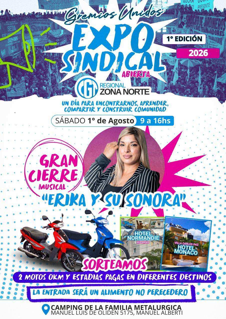 Gremios Unidos lanzan la primera Expo Sindical Abierta en Zona Norte