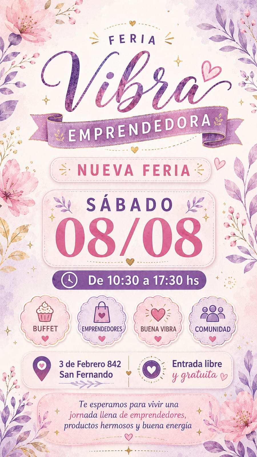 San Fernando se llena de creatividad y encuentro con una nueva edición de la Feria Vibra Emprendedora