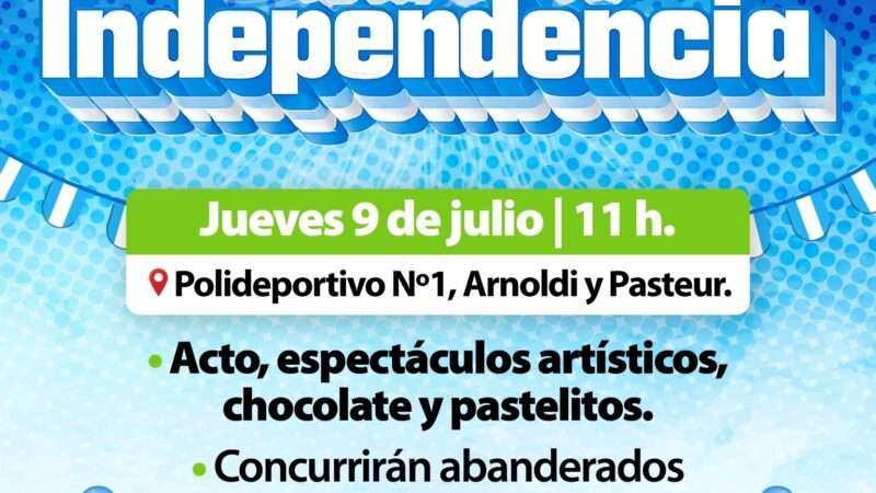 San Fernando invita a un acto cívico el 9 de Julio