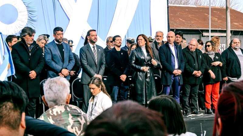 Matheu celebró el 9 de Julio con un multitudinario desfile y fuerte llamado a la unidad