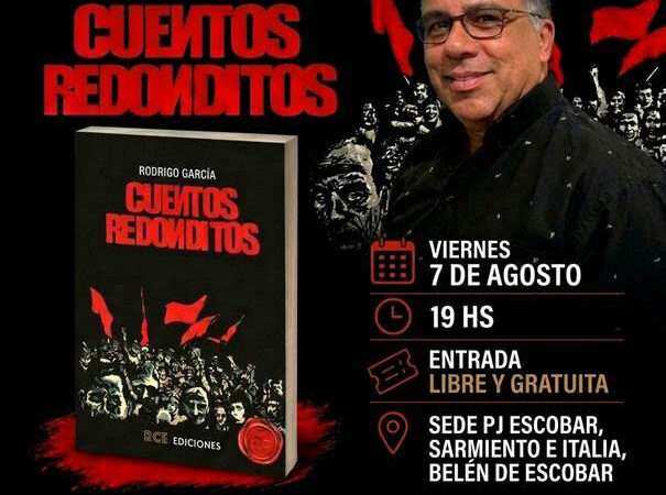 Rodrigo García presenta su primer libro “Cuentos Redonditos” en Escobar