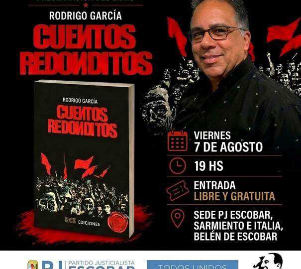 Rodrigo García presenta su primer libro “Cuentos Redonditos” en Escobar