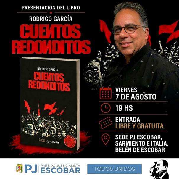 Rodrigo García presenta su primer libro “Cuentos Redonditos” en Escobar