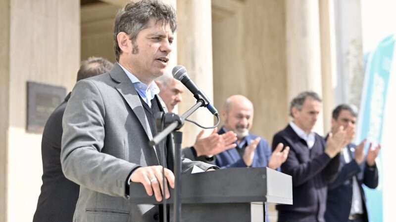 Kicillof inauguró una nueva planta de ABSA y anunció más inversiones para fortalecer el servicio de agua