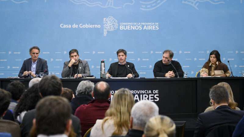 Kicillof presentó el plan provincial de políticas de prevención y mitigación del fenómeno del Súper Niño