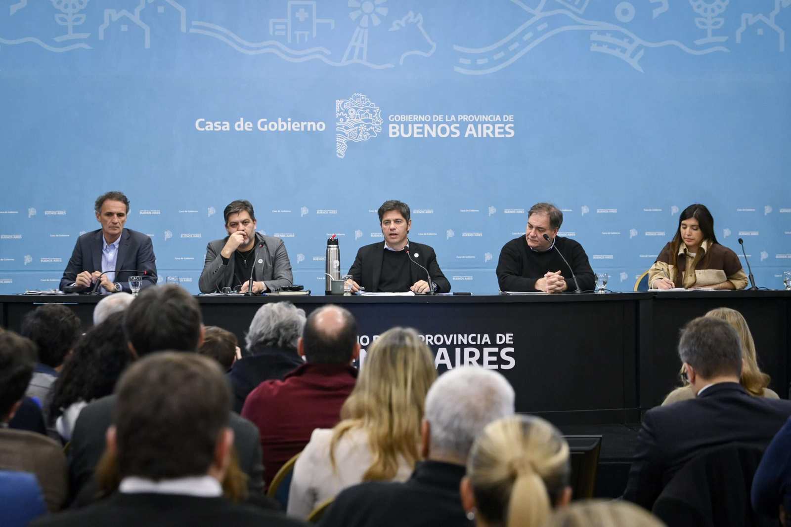 Kicillof presentó el plan provincial de políticas de prevención y mitigación del fenómeno del Súper Niño