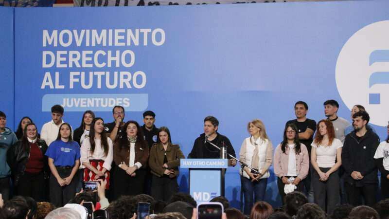 Kicillof: “Las pibas y los pibes tienen que ser protagonistas y marcar el rumbo hacia dónde ir”