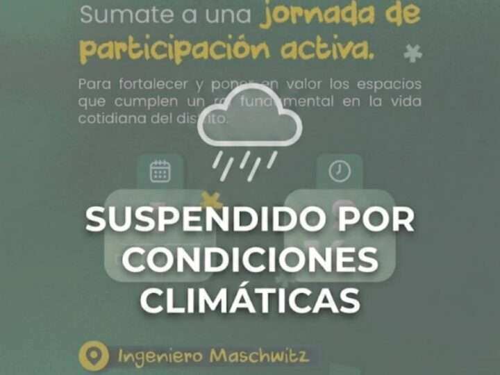 ⚠️ ATENCIÓN: JORNADA SOLIDARIA SUSPENDIDA