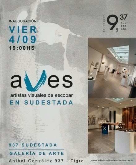 AVES en Sudestada, la muestra visual de artistas de Escobar en la galería de arte de Rincón de Milberg