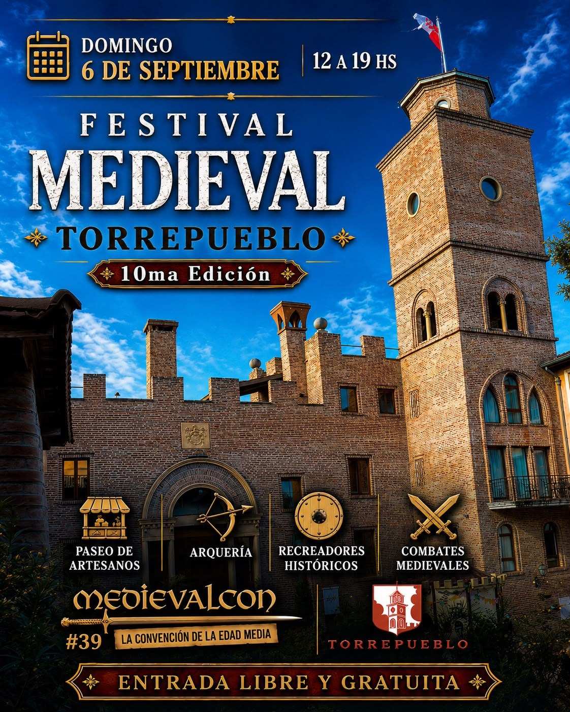 ⚔️ TORREPUEBLO SE VISTE DE MEDIEVAL: UNA JORNADA PARA TODA LA FAMILIA