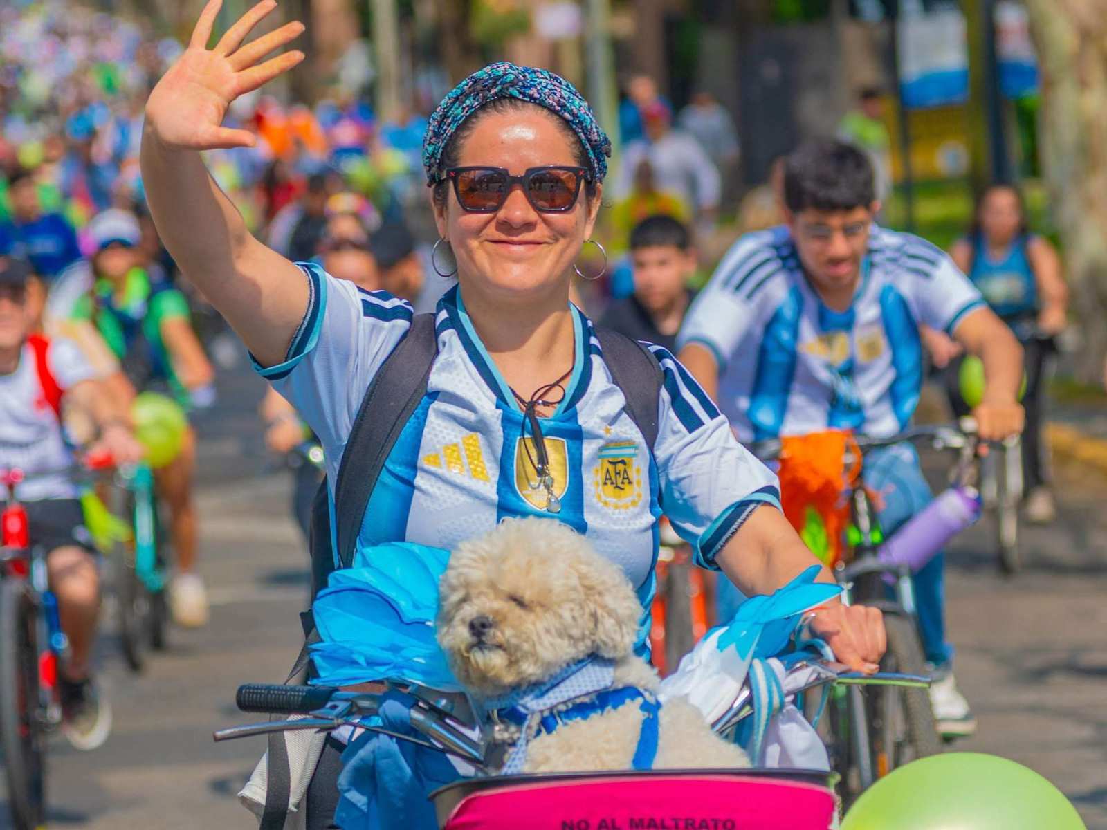 San Fernando se llenó de bicicletas y familias en una nueva jornada recreativa