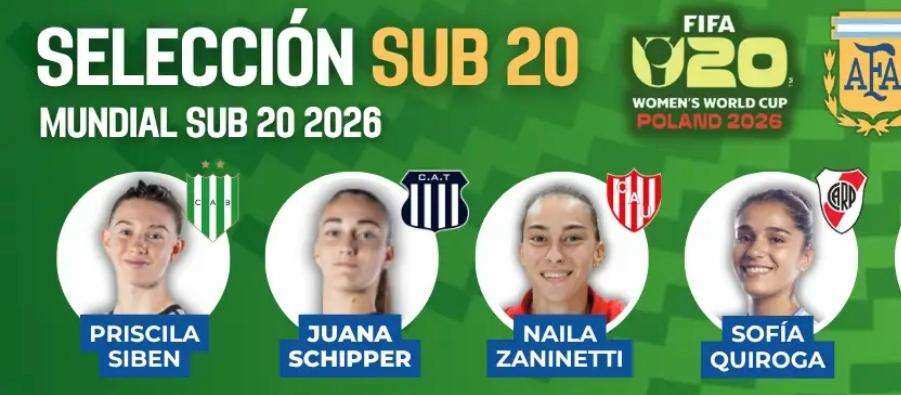Argentina debuta ante Polonia en el Mundial Sub 20 Femenino