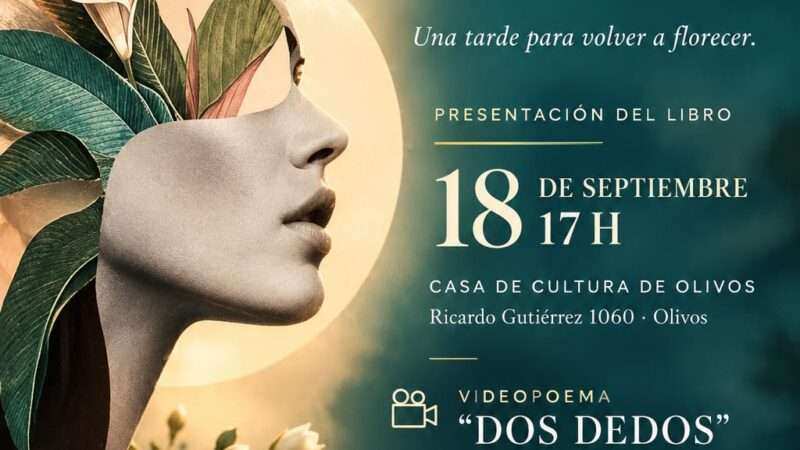 María Laura Oliva presenta su libro “Florecer entre sombras” en Olivos