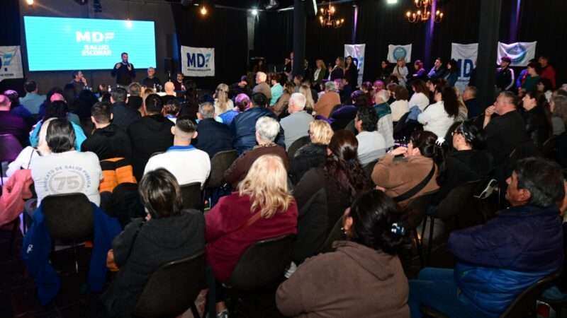 Presentaron en Escobar el MDF Salud para fortalecer la defensa de la salud pública