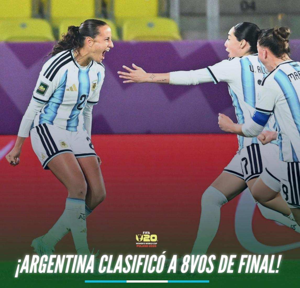 Argentina hizo historia: venció a México y se metió en octavos del Mundial Sub 20