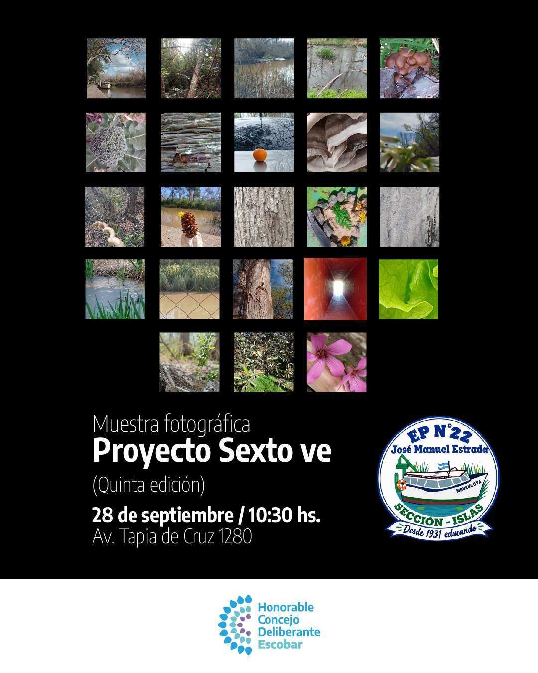 El HCD de Escobar inaugura la muestra fotográfica “Proyecto Sexto ve”
