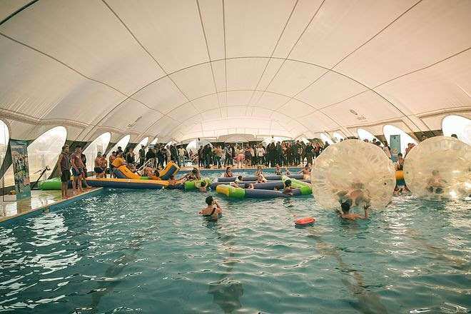 El Municipio renovó la pileta climatizada del Polideportivo de Maquinista Savio