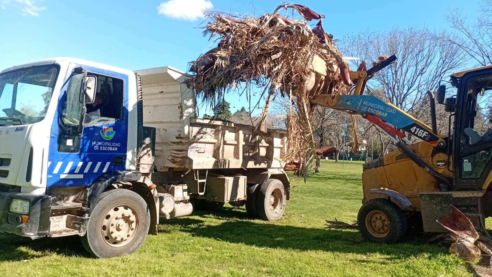 Recolección de ramas: cronograma semanal para Garín y Maquinista Savio