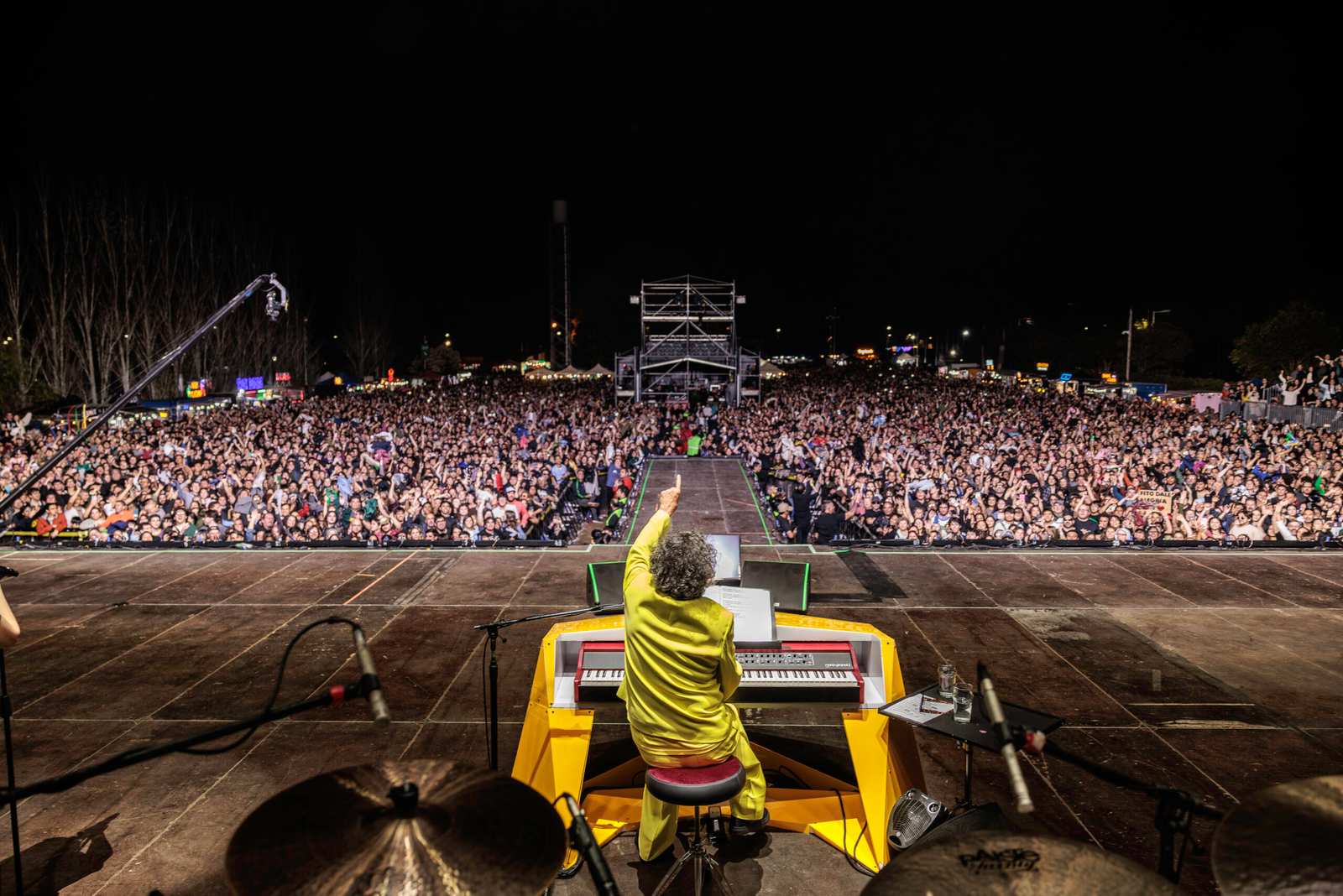 Fito Páez hizo vibrar a Escobar ante una multitud en la 63ª Fiesta Nacional de la Flor