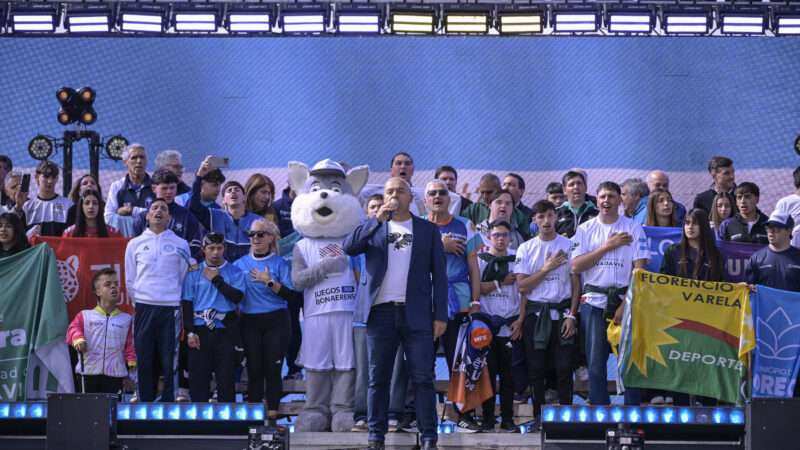 Kicillof encabezó la apertura de la etapa final de los Juegos Bonaerenses 2026