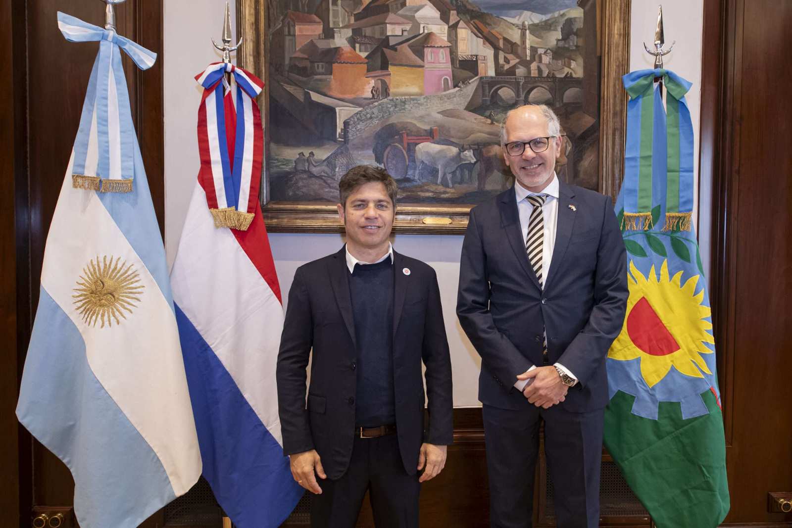 Kicillof recibió al embajador de Países Bajos y avanzaron en una agenda de cooperación