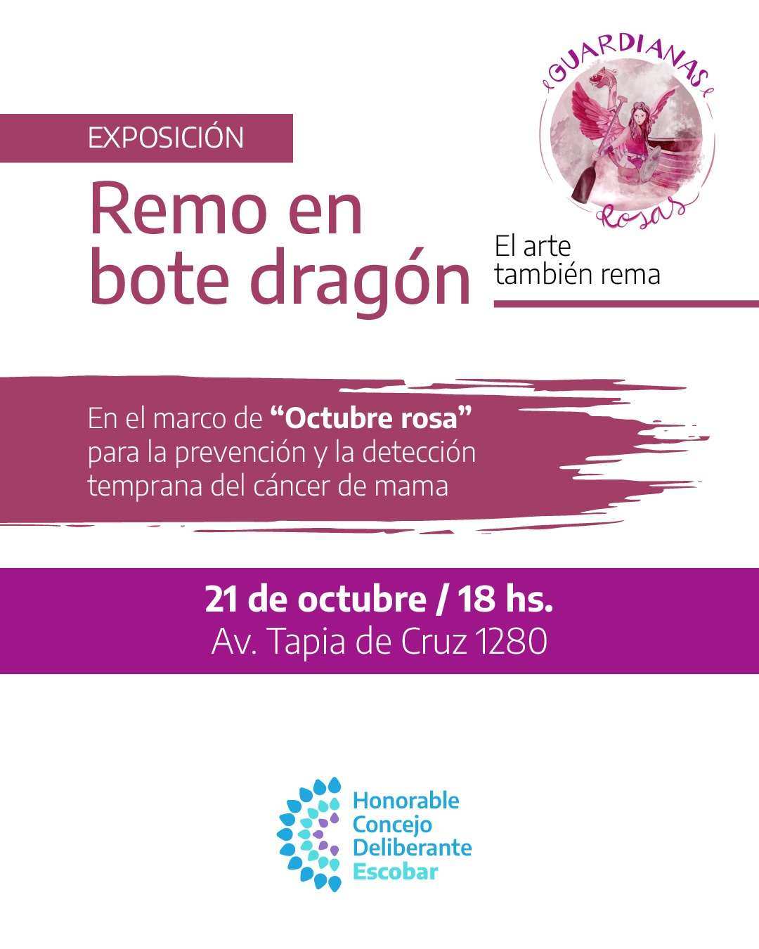 “Remo en bote dragón”: una muestra que une arte, prevención y esperanza en Escobar