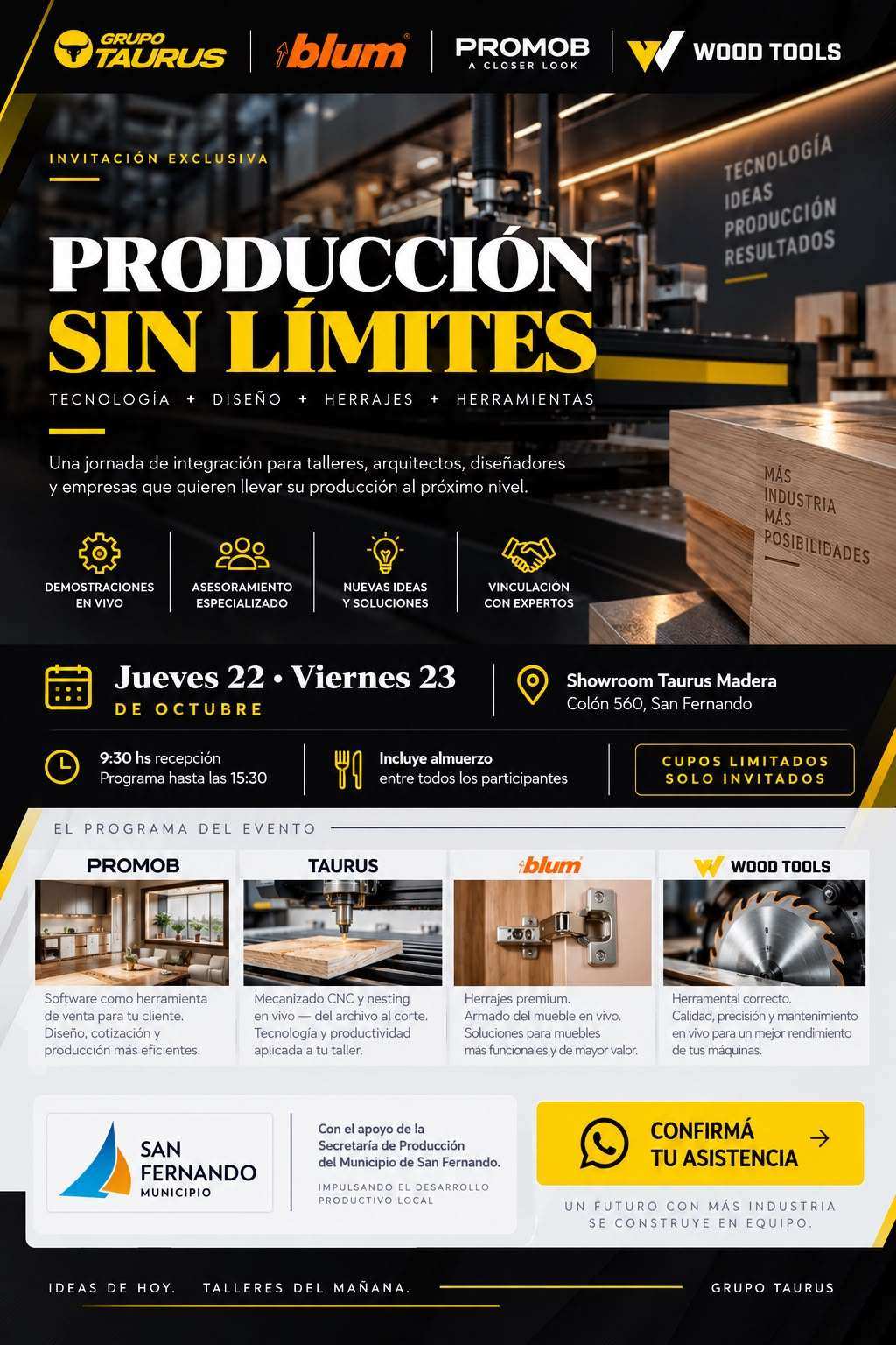 Producción sin Límites: Una Jornada para impulsar la Innovación y la Industria del Mueble