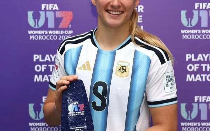 Argentina Sub 17 le ganó 2-0 a Nueva Zelanda con doblete de Mercedes Diz y se acerca a los octavos del Mundial Femenino
