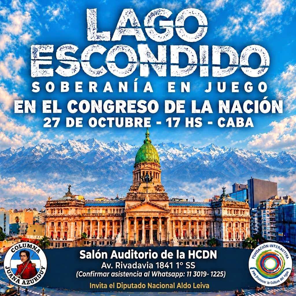Se presenta en el Congreso de la Nación el Premiado Documental “Lago Escondido, Soberanía en Juego”