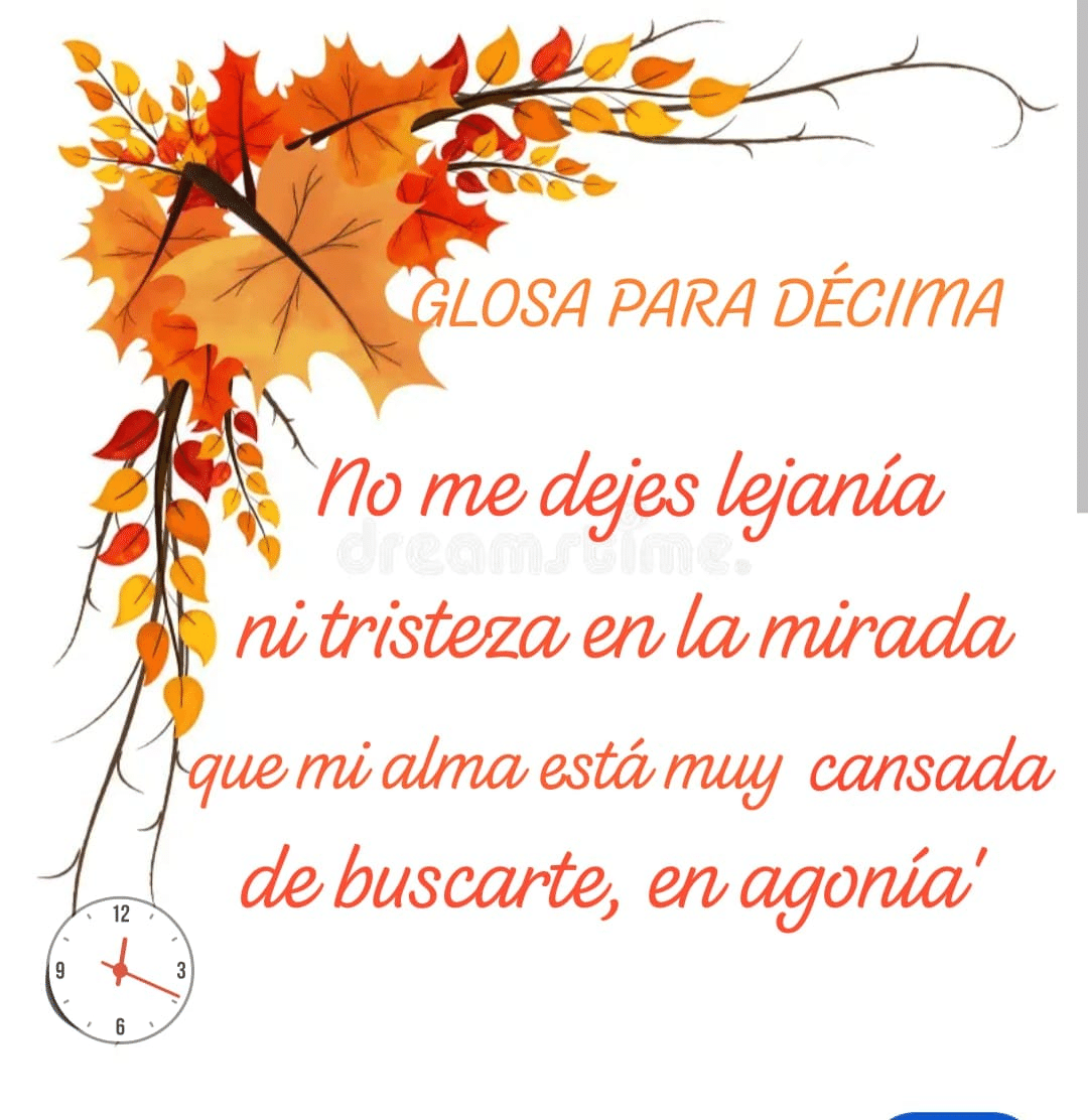 Glosa para décima