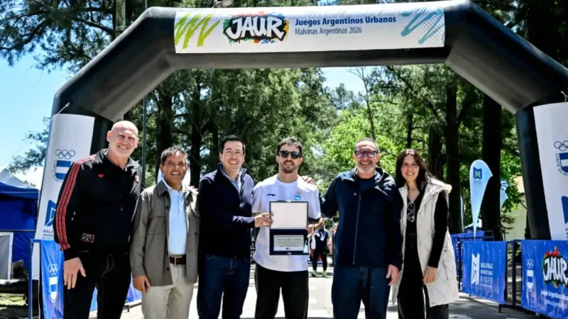 Nardini recibió al campeón olímpico “Maligno” Torres en el tercer día de los JAUR